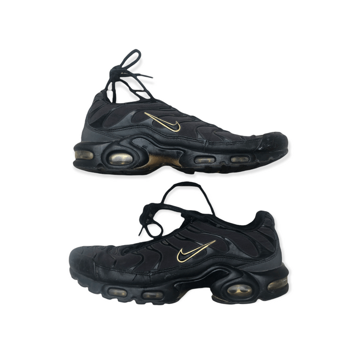 nike air tn black and gold