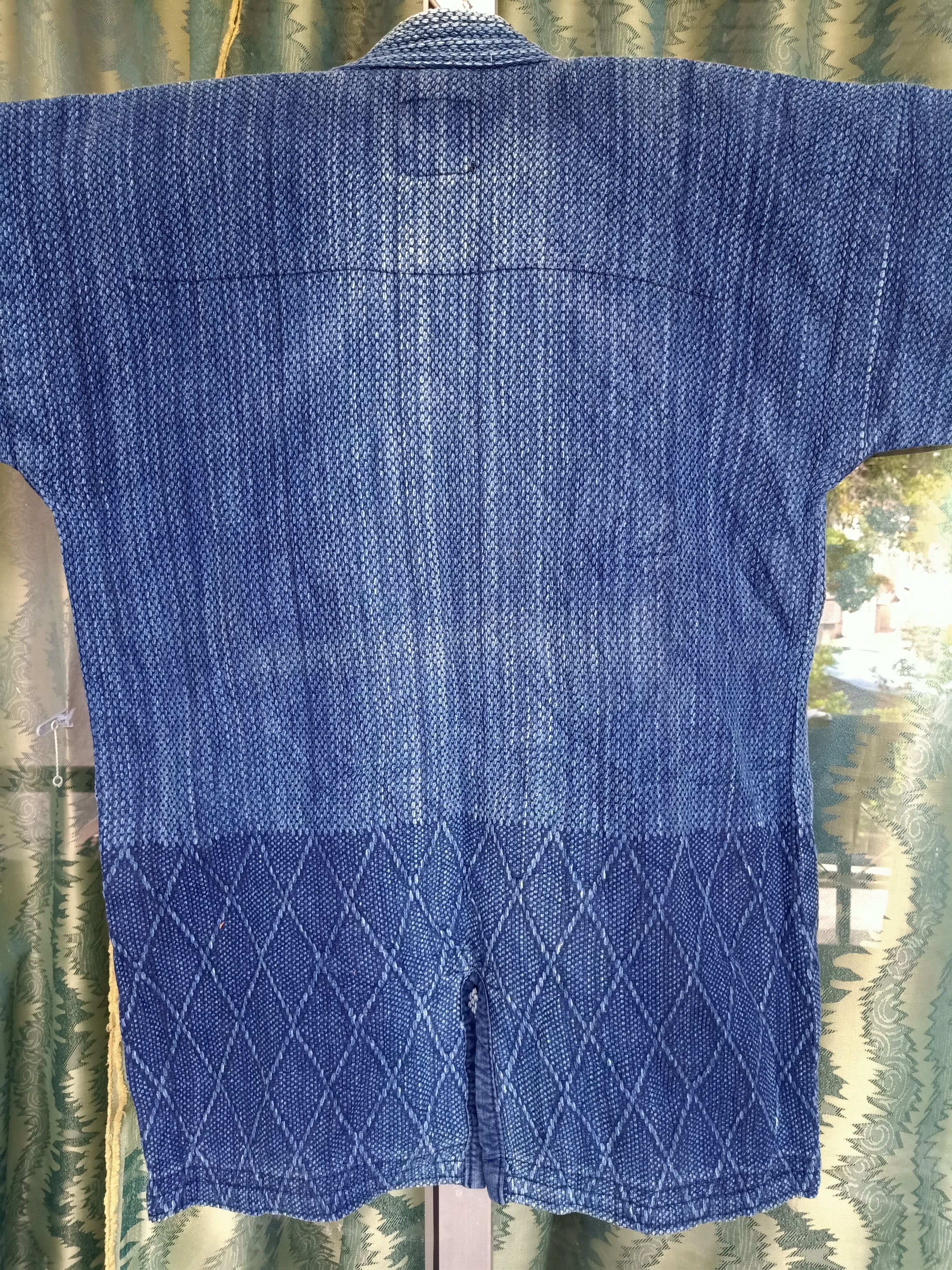 Japanese Brand Kimono Indigo Hana Boro Jacket Size US M / EU 48-50 / 2 - 5 Thumbnail