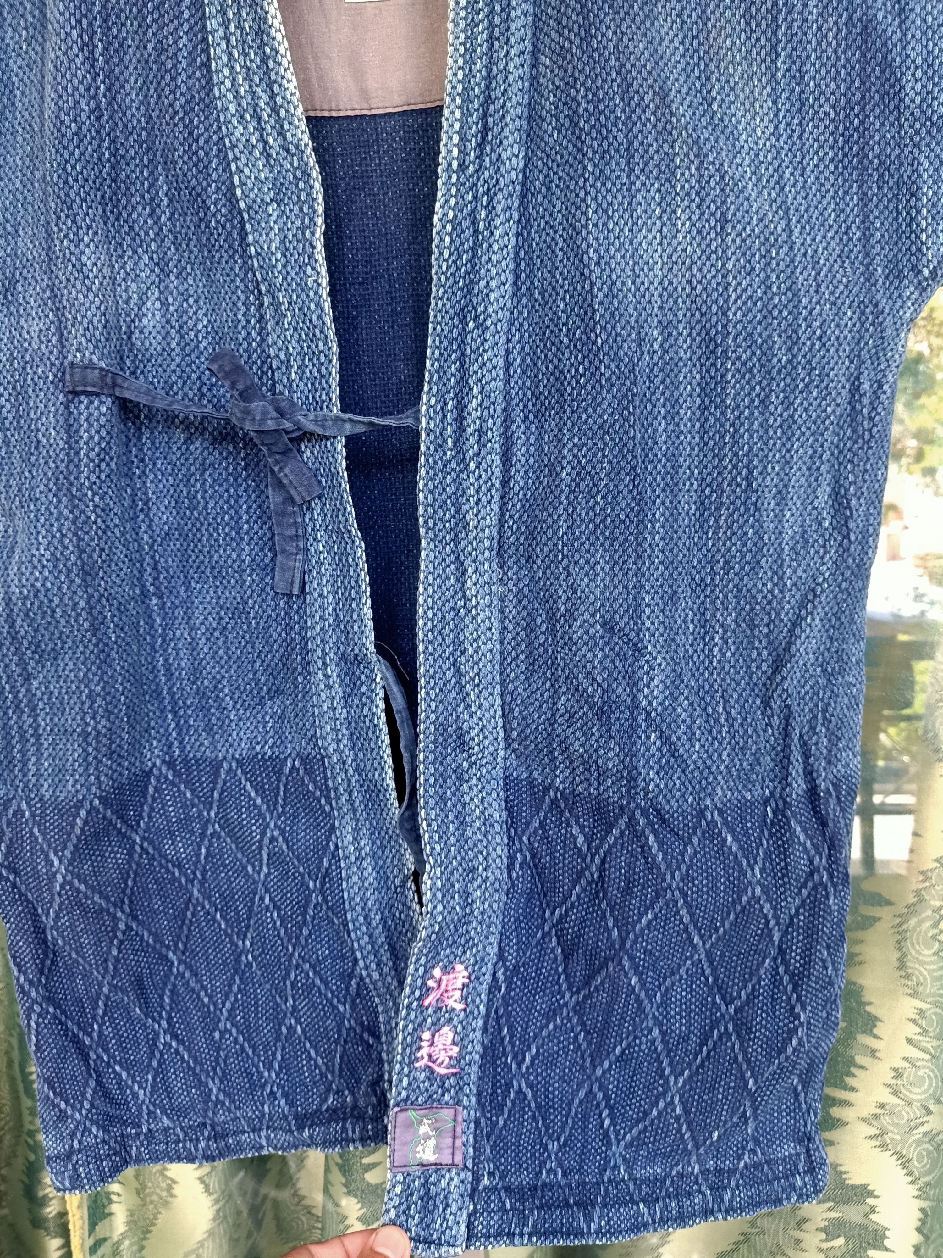 Japanese Brand Kimono Indigo Hana Boro Jacket Size US M / EU 48-50 / 2 - 4 Thumbnail