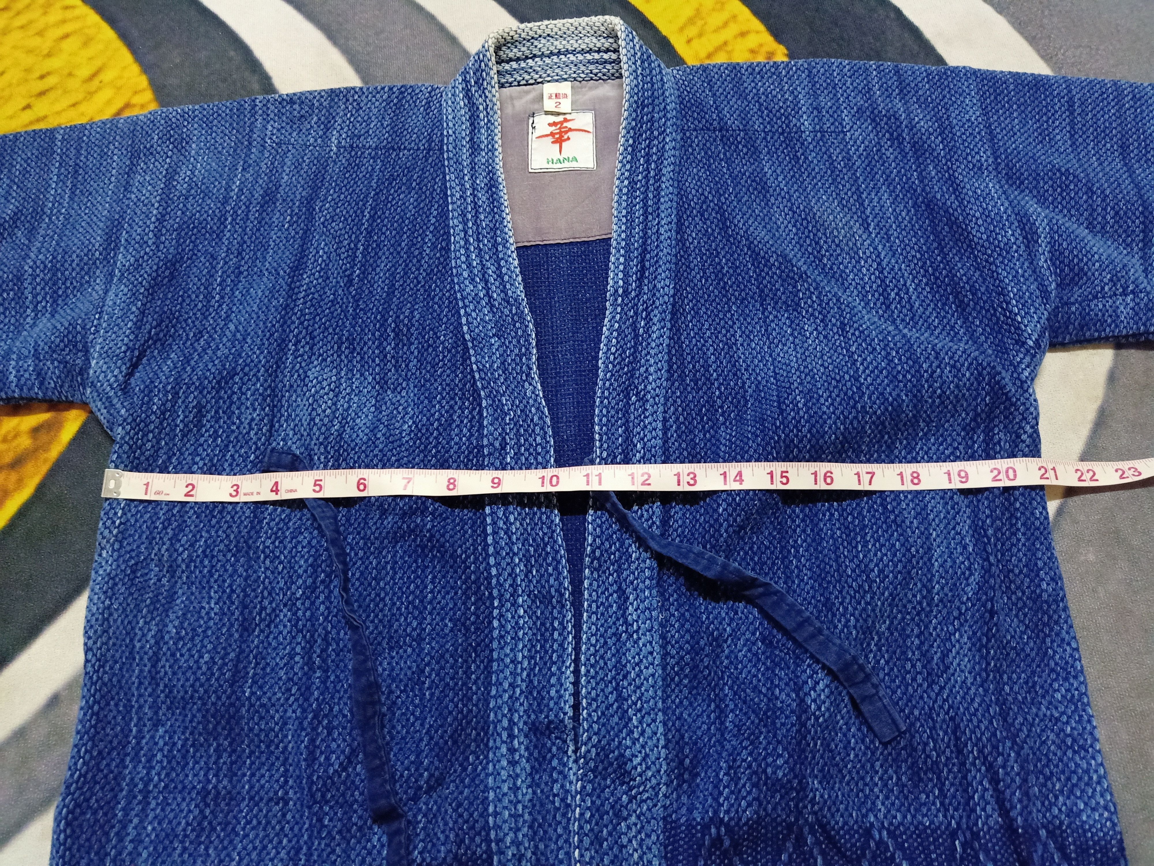 Japanese Brand Kimono Indigo Hana Boro Jacket Size US M / EU 48-50 / 2 - 9 Thumbnail