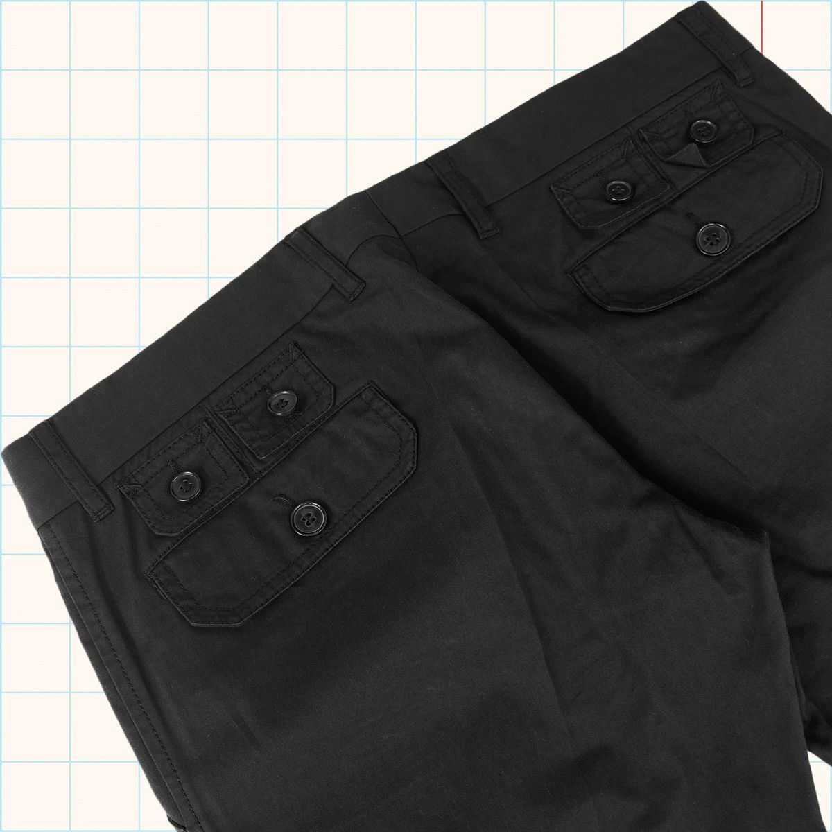 Dolce & Gabbana SS08 Multi Pocket Cargo Pants 🏴‍☠️ Free ship! Size US 34 / EU 50 - 4 Thumbnail