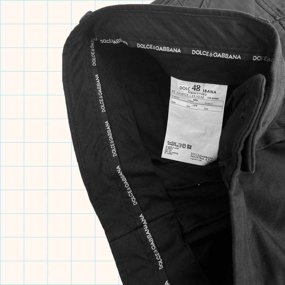 Dolce & Gabbana SS08 Multi Pocket Cargo Pants 🏴‍☠️ Free ship! Size US 34 / EU 50 - 5 Thumbnail