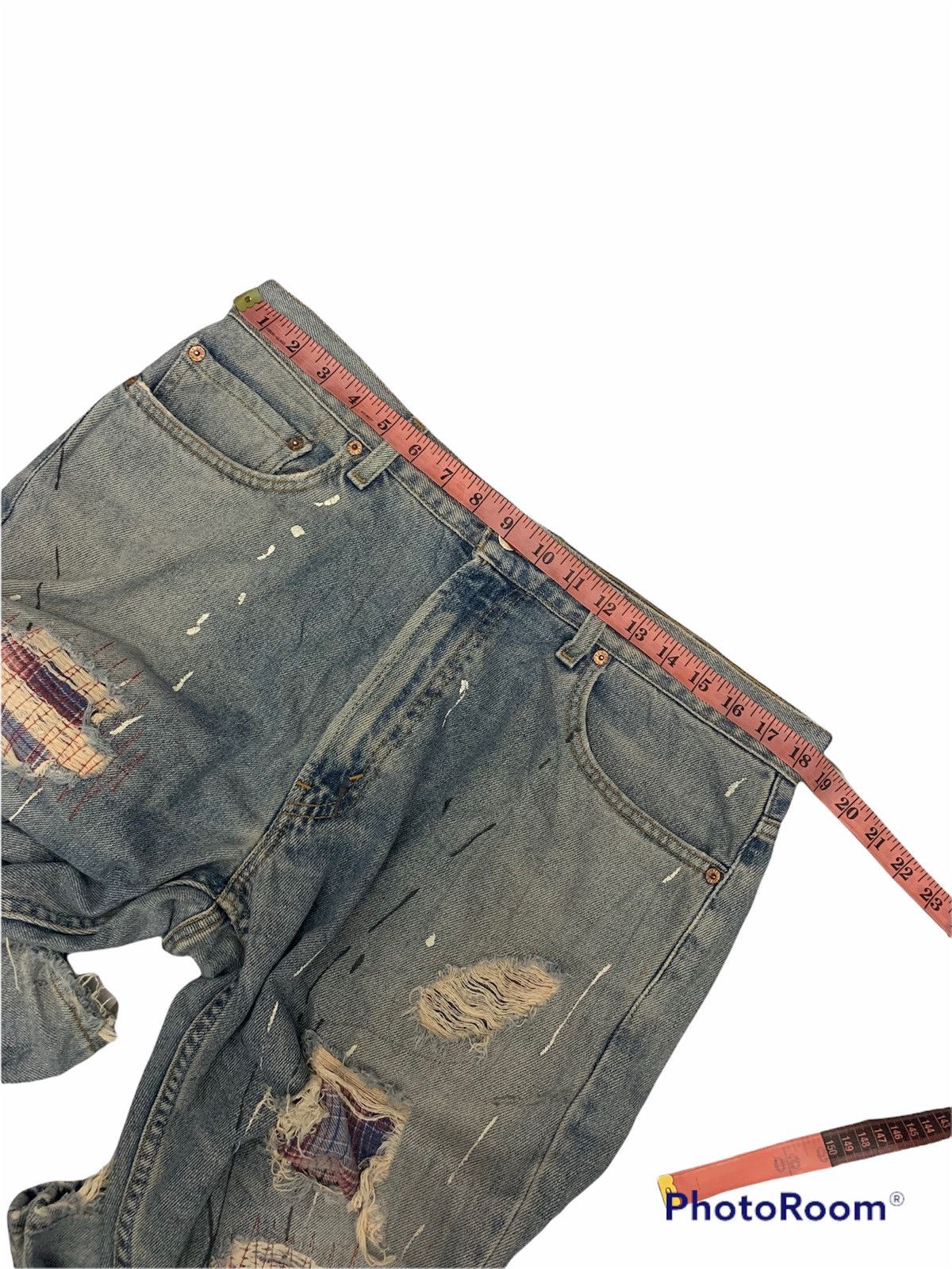 Other No.05 jeans distressed denim skulls denim pants Size US 37 - 6 Thumbnail
