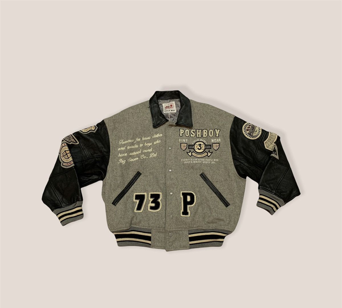 Rare Posh Boy Varsity Jacket Japanese Brand - Etsy