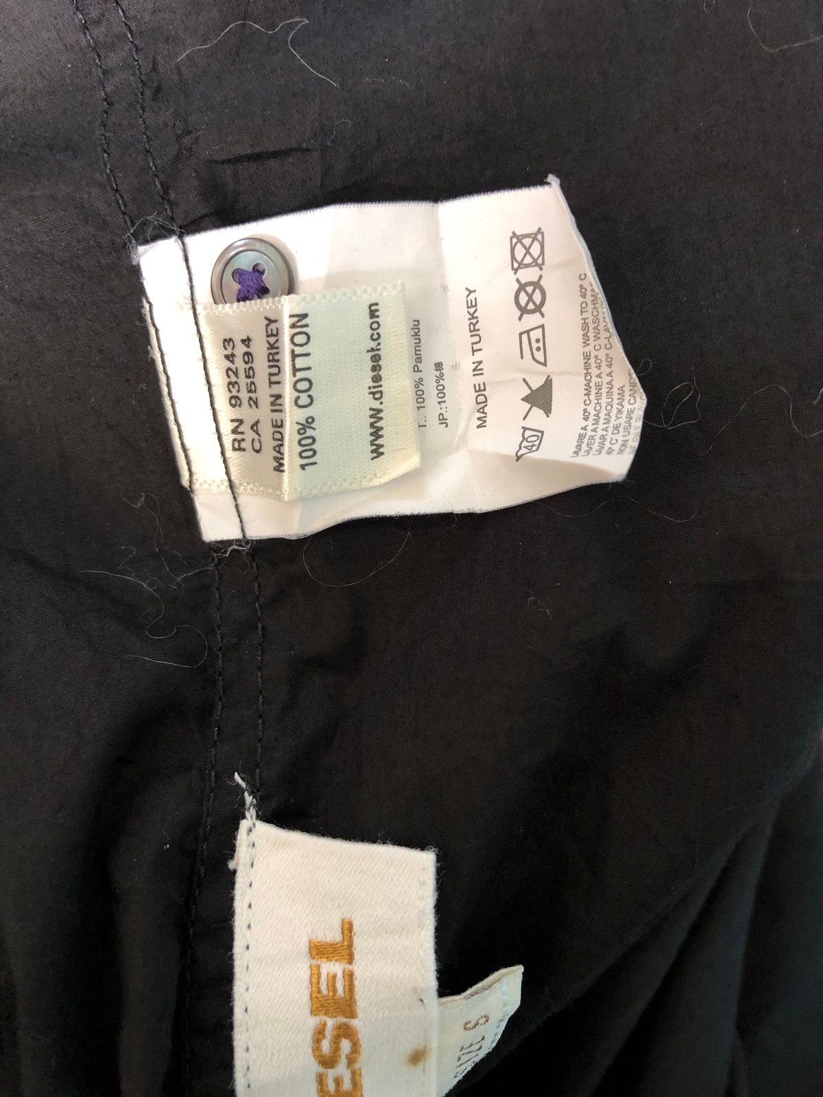 Diesel project punk pin embroidered #1500 Size US S / EU 44-46 / 1 - 5 Thumbnail