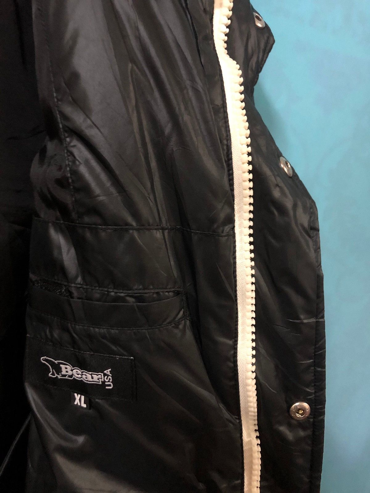 American Apparel puffer down collar #354 Size US L / EU 52-54 / 3 - 7 Thumbnail