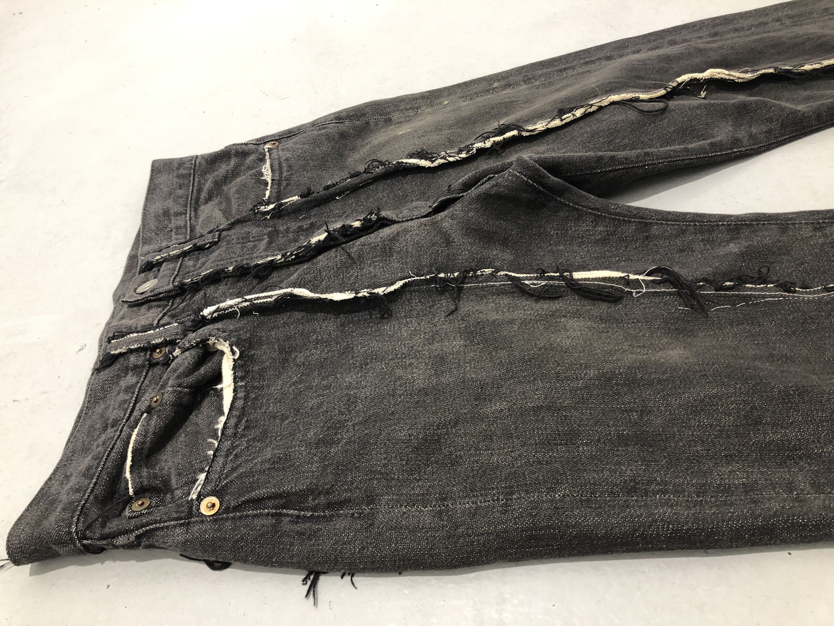 United Arrows Rare United Arrow Pleated Selvedge Kapital Style Denim Pants Size US 30 / EU 46 - 4 Thumbnail