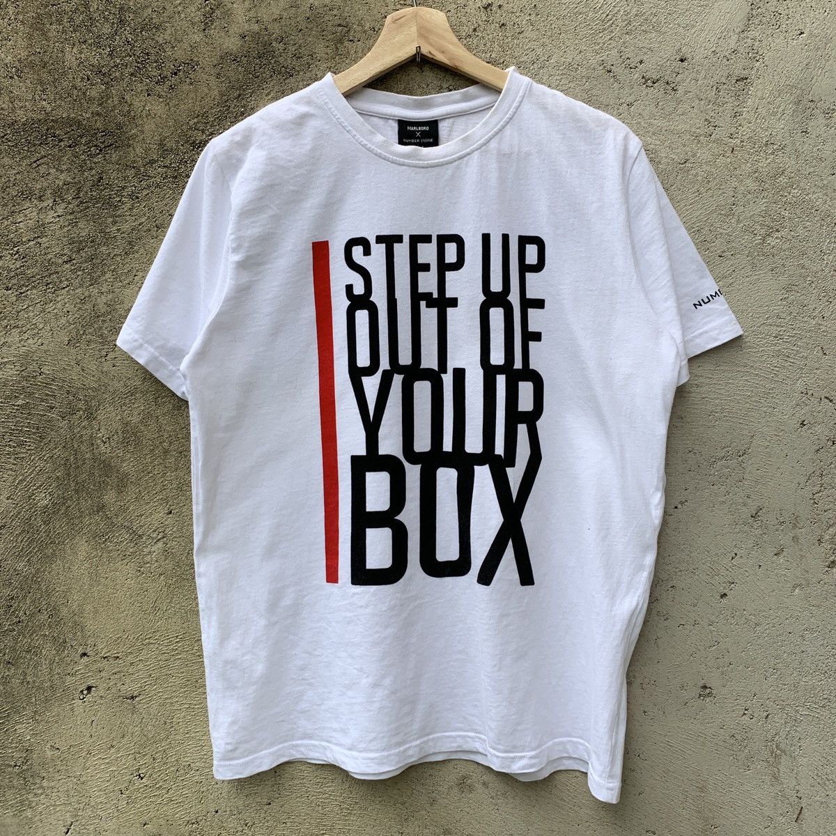 Japanese Brand × Number (N)ine × Takahiromiyashita The Soloist. NUMBER (N)INE STEP UP OUT OF YOUR BOX TEE Size US M / EU 48-50 / 2 - 1 Thumbnail