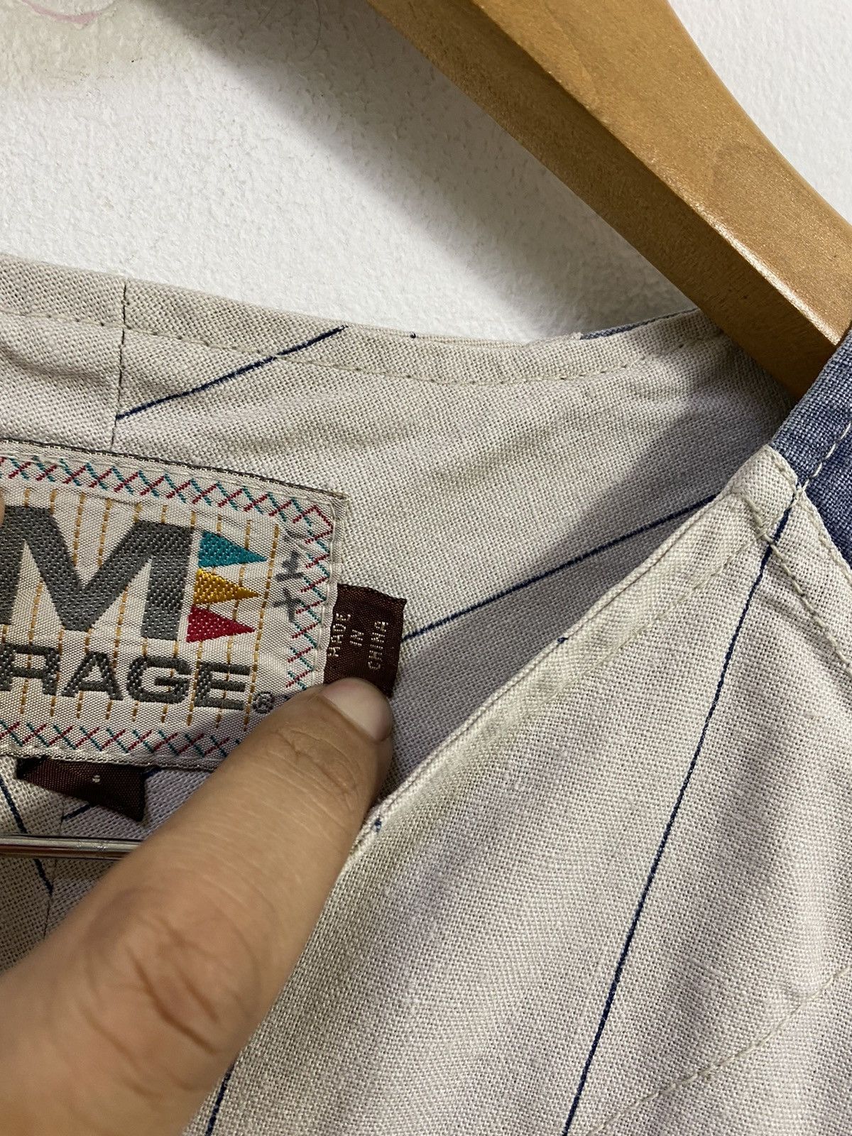 Mirage × NFL × New York Yankees New York Yankees NFL Shirt Big Logo Stripe Design Size US M / EU 48-50 / 2 - 6 Thumbnail