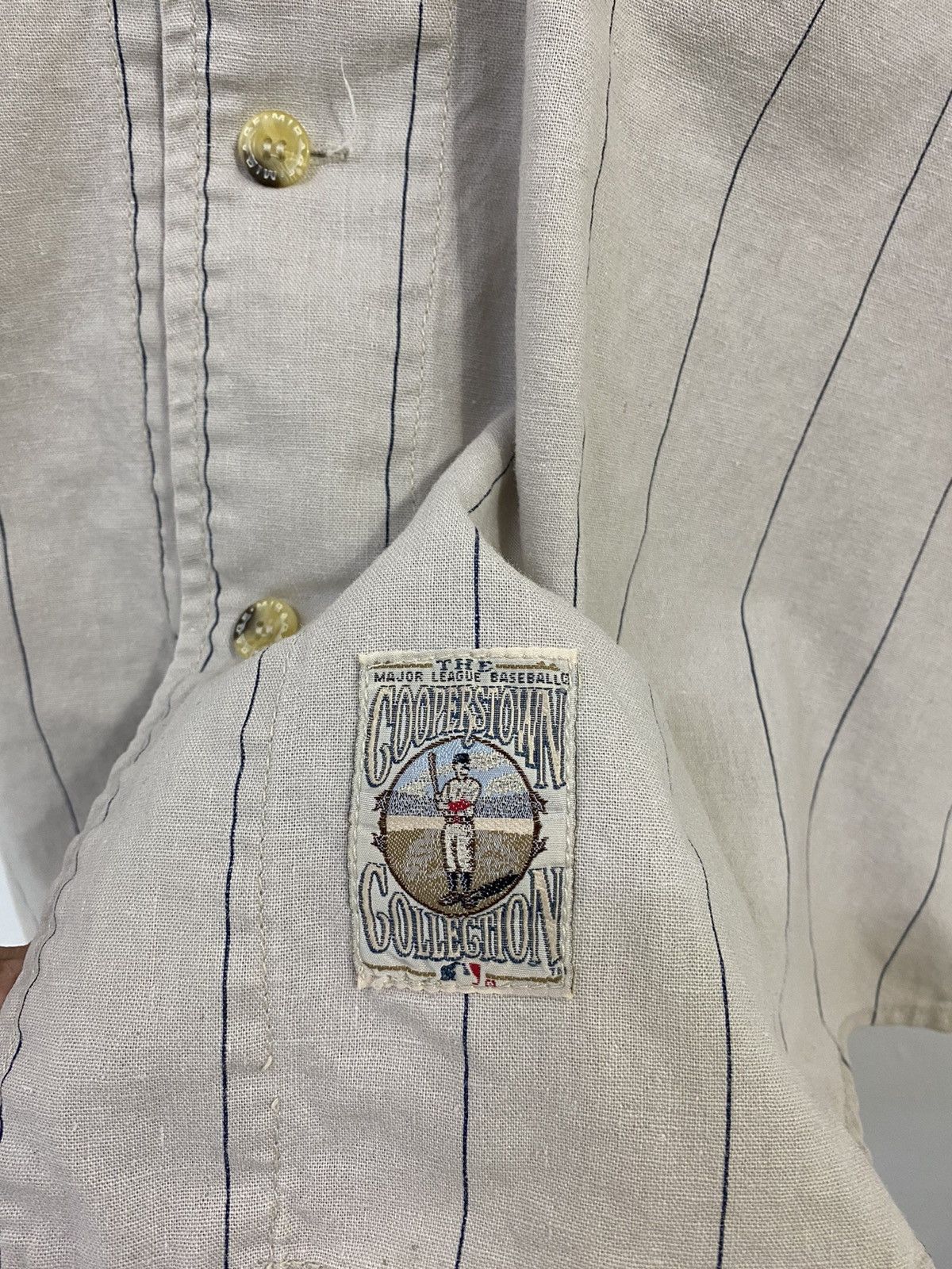 Mirage × NFL × New York Yankees New York Yankees NFL Shirt Big Logo Stripe Design Size US M / EU 48-50 / 2 - 7 Thumbnail