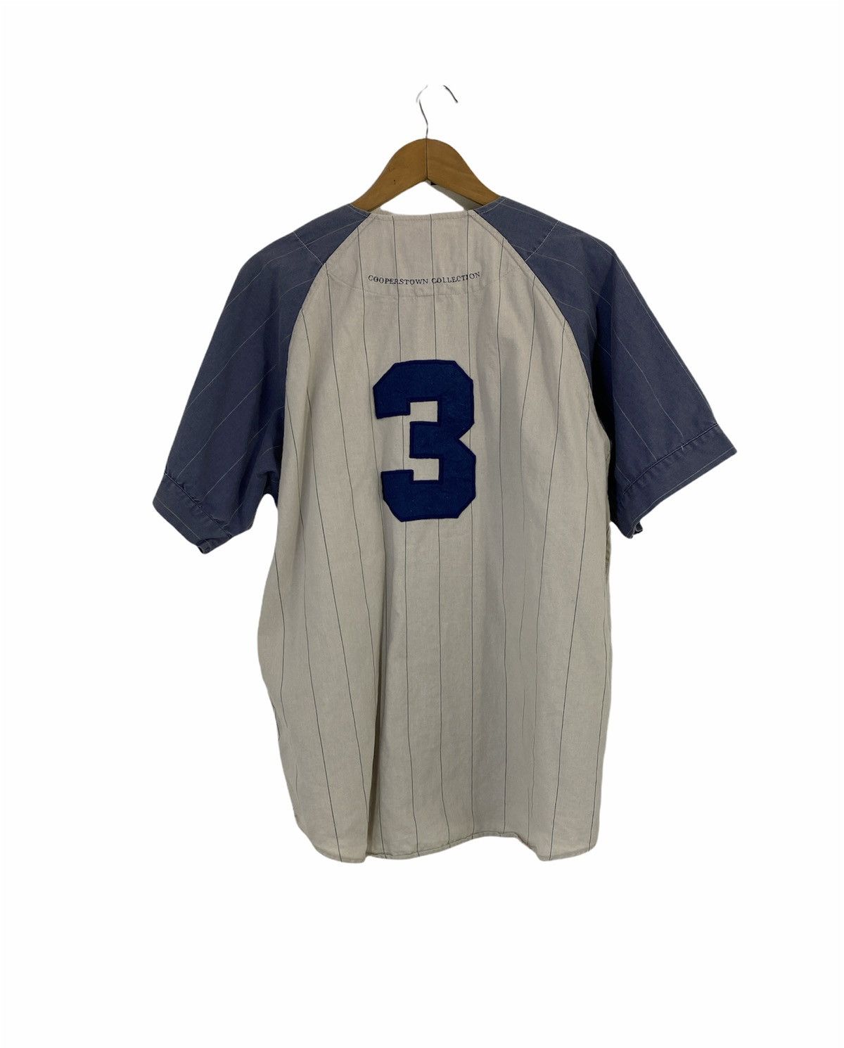 Mirage × NFL × New York Yankees New York Yankees NFL Shirt Big Logo Stripe Design Size US M / EU 48-50 / 2 - 2 Thumbnail