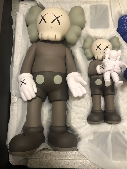 Kaws KAWS Family Figures (Brown/Blue/White) Grailed