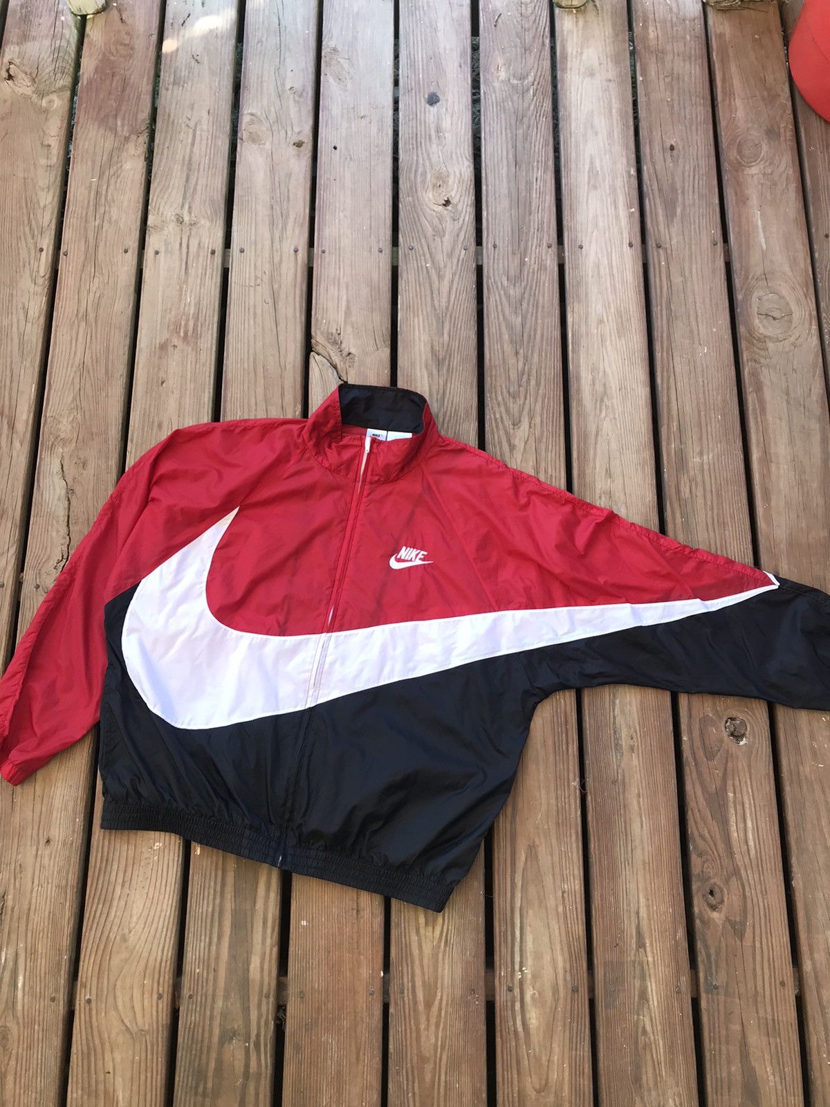 Nike Vintage Nike Big swoosh jacket Size US XL / EU 56 / 4 - 5 Thumbnail