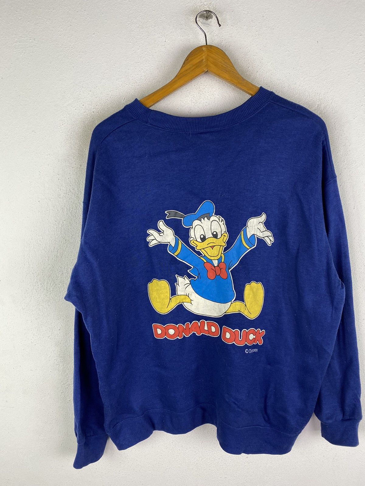 Disney VINTAGE DONALD DUCK BIG LOGOS SWEATSHIRT BY DISNEY Size US L / EU 52-54 / 3 - 4 Thumbnail