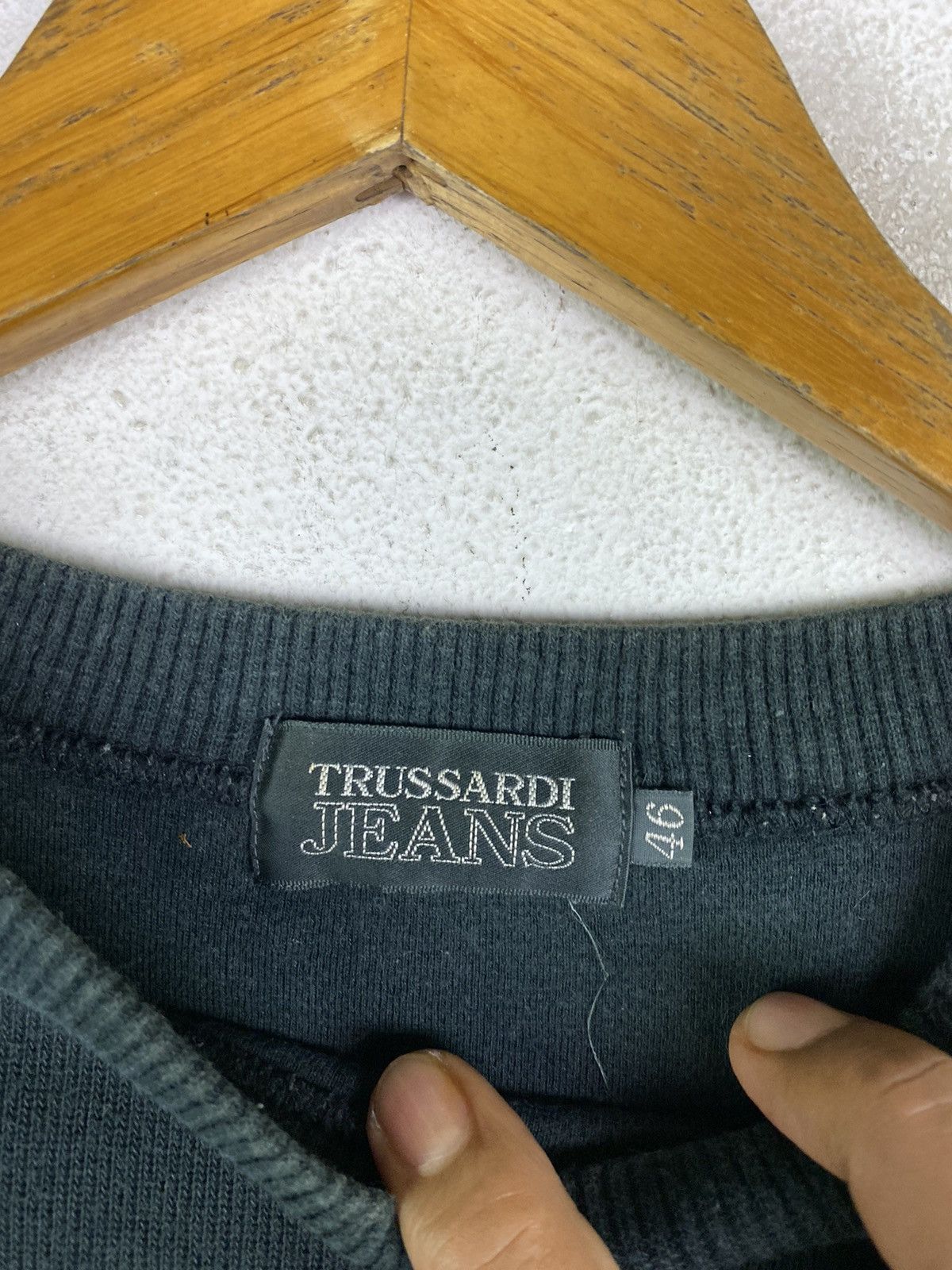 Trussardi TRUSSARDI JEANS EMBROIDERY LOGOS SWEATSHIRT Size US L / EU 52-54 / 3 - 7 Thumbnail