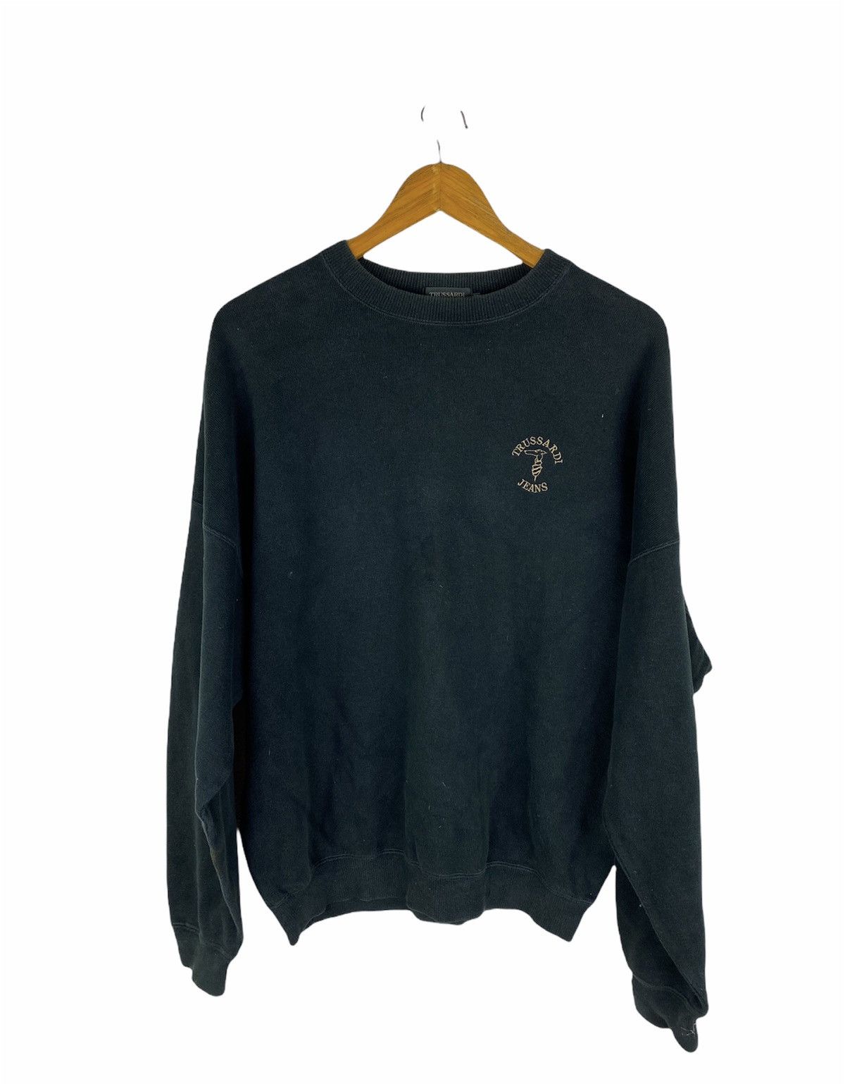 Trussardi TRUSSARDI JEANS EMBROIDERY LOGOS SWEATSHIRT Size US L / EU 52-54 / 3 - 2 Thumbnail