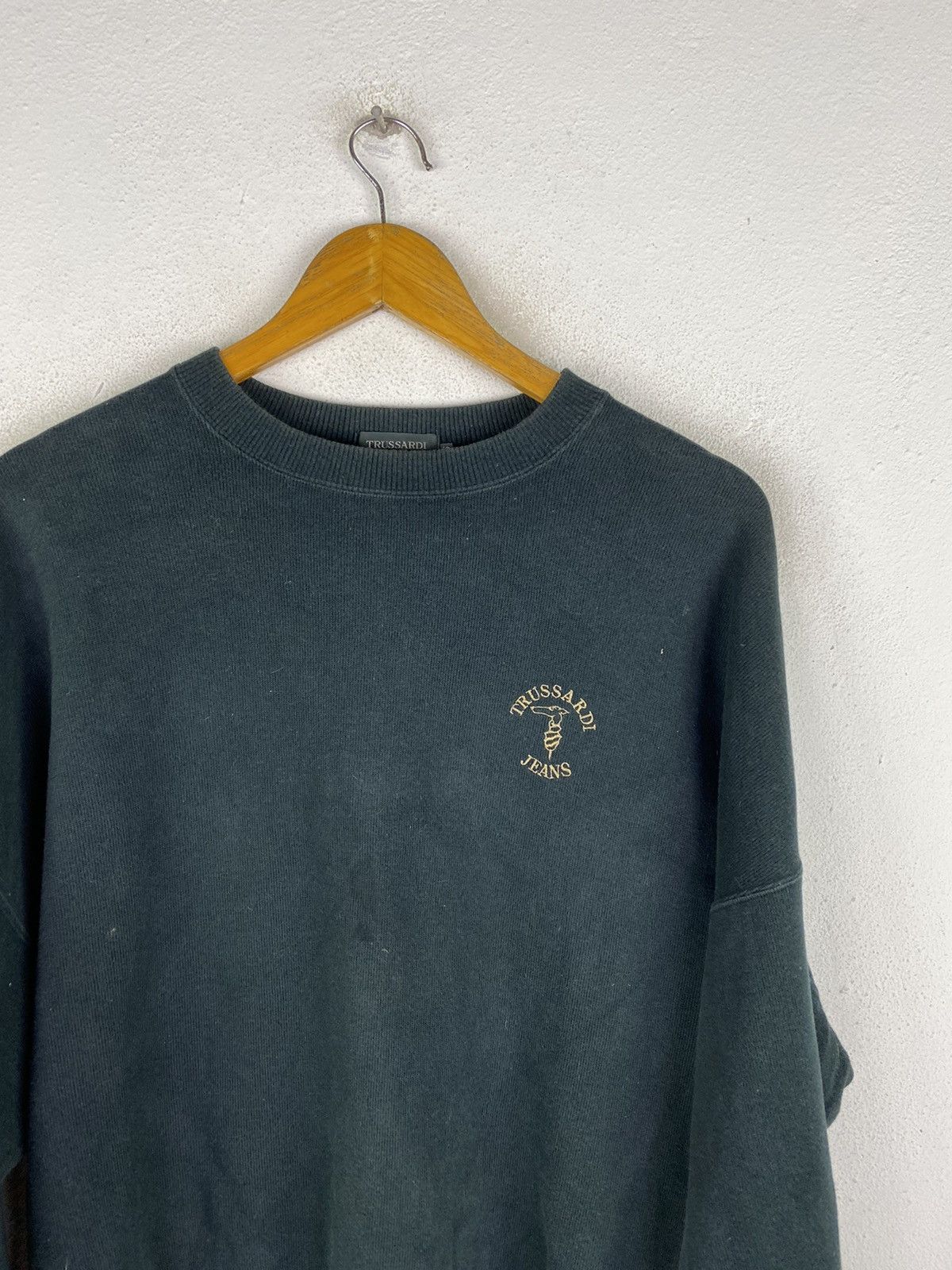 Trussardi TRUSSARDI JEANS EMBROIDERY LOGOS SWEATSHIRT Size US L / EU 52-54 / 3 - 6 Thumbnail