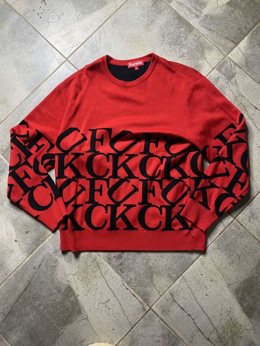 Supreme FUCK Supreme Sweater | Grailed