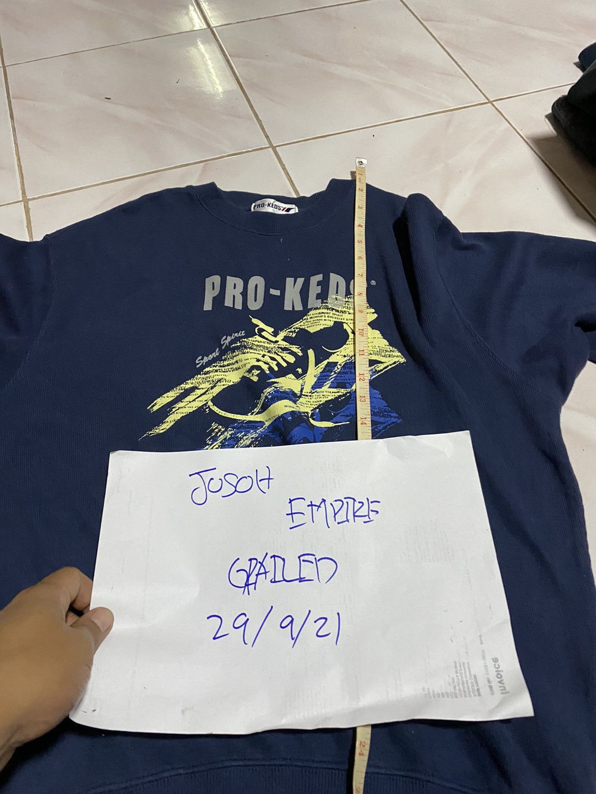 Pro-Keds VINTAGE PRO-KEDS BIG LOGOS SWEATSHIRT Size US M / EU 48-50 / 2 - 7 Thumbnail