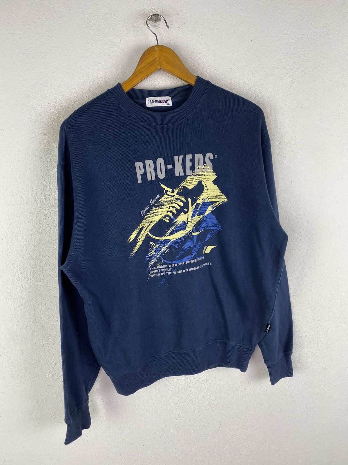 Pro-Keds VINTAGE PRO-KEDS BIG LOGOS SWEATSHIRT Size US M / EU 48-50 / 2 - 3 Thumbnail
