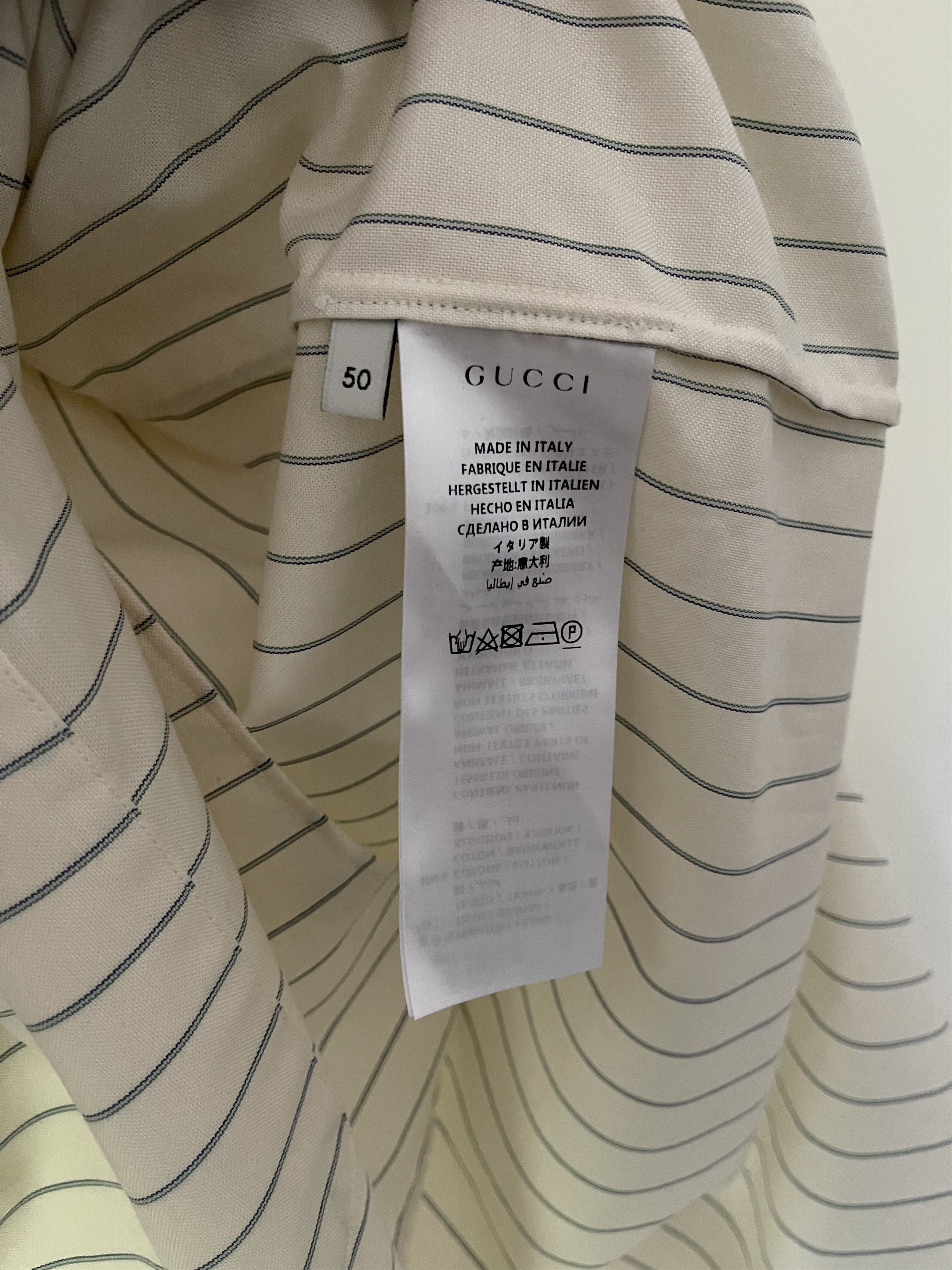 Gucci Oversize Long sleeve shirt with pockets Size US M / EU 48-50 / 2 - 7 Thumbnail