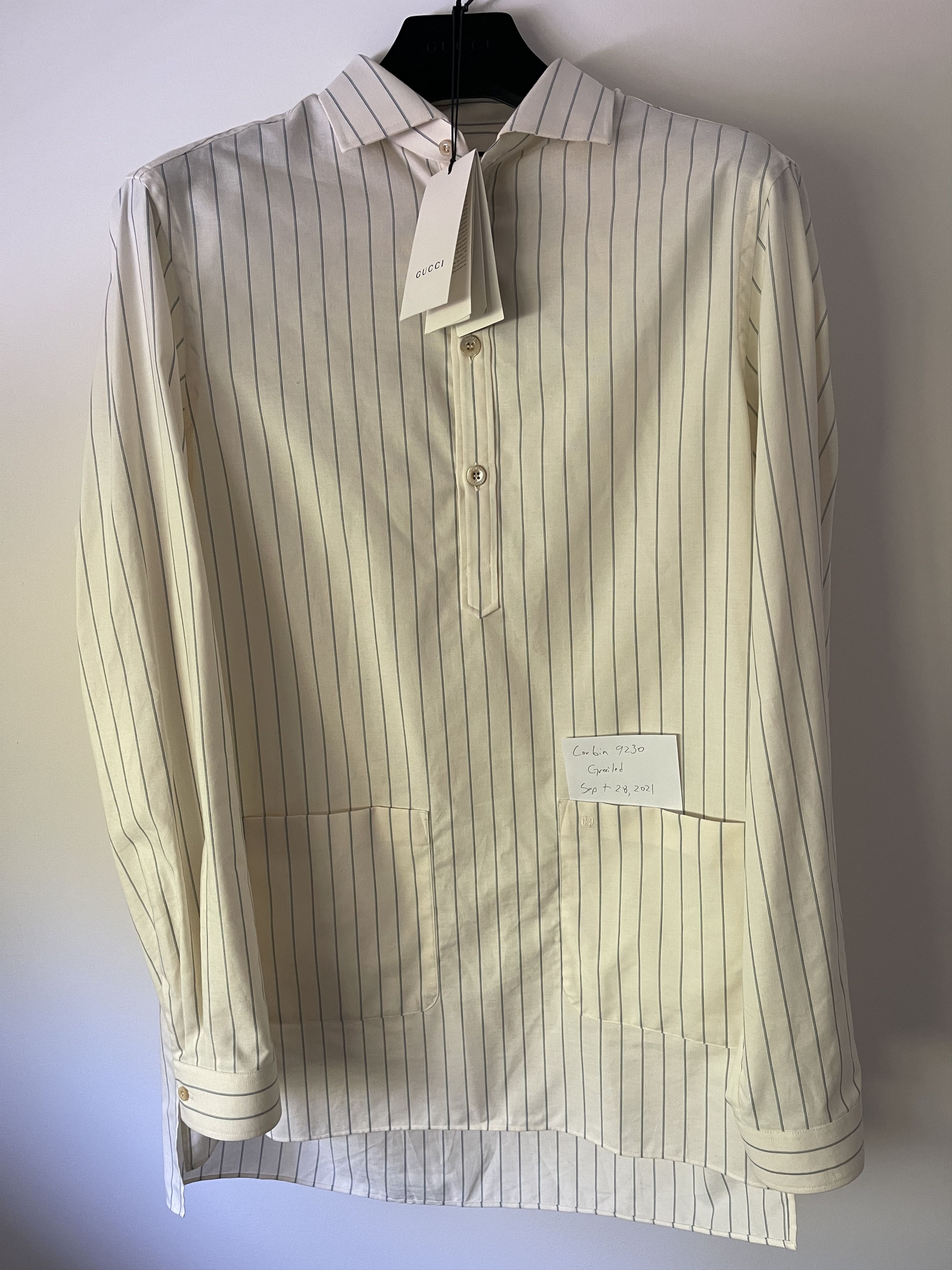 Gucci Oversize Long sleeve shirt with pockets Size US M / EU 48-50 / 2 - 1 Thumbnail