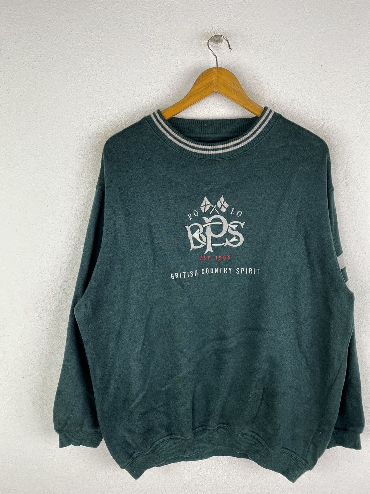 Other POLO BRITISH COUNTRY SPIRIT EMBROIDERY LOGOS SWEATSHIRT Size US L / EU 52-54 / 3 - 4 Thumbnail