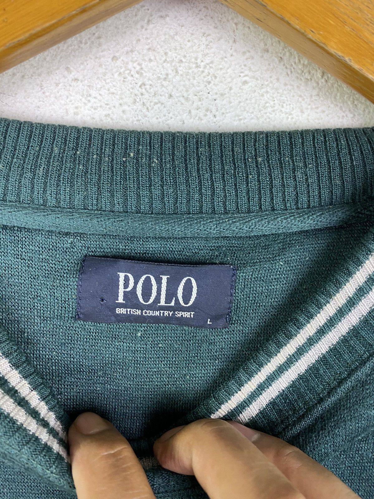 Other POLO BRITISH COUNTRY SPIRIT EMBROIDERY LOGOS SWEATSHIRT Size US L / EU 52-54 / 3 - 6 Thumbnail