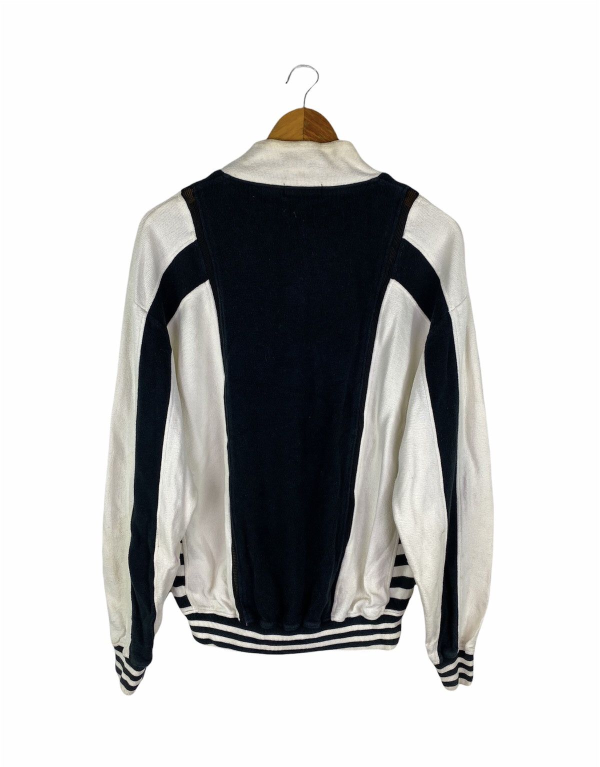 Designer Vintage Garbasus Angelo Italy Henley Sweatshirt 90s Size US L / EU 52-54 / 3 - 2 Thumbnail