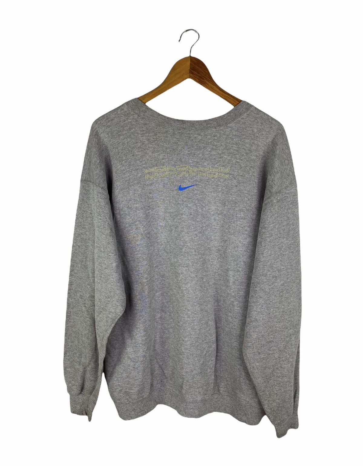 Nike × Vintage NIKE HONOLULU MARATHON STAFF SWEATSHIRT MADE IN USA Size US L / EU 52-54 / 3 - 2 Thumbnail