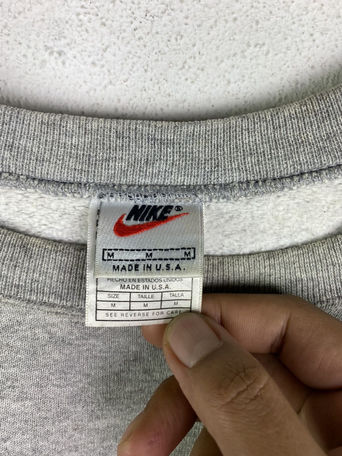 Nike × Vintage NIKE HONOLULU MARATHON STAFF SWEATSHIRT MADE IN USA Size US L / EU 52-54 / 3 - 7 Thumbnail