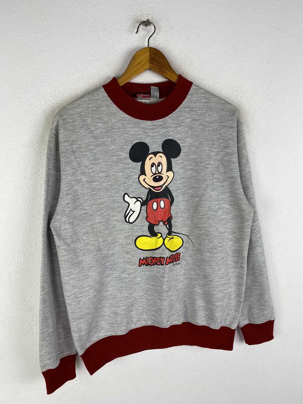 Disney × Mickey Mouse × Vintage MICKEY MOUSE VINTAGE STYLE BIG LOGOS SWEATSHIRT Size US M / EU 48-50 / 2 - 3 Thumbnail
