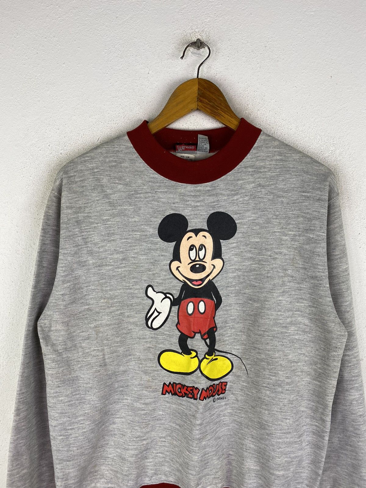 Disney × Mickey Mouse × Vintage MICKEY MOUSE VINTAGE STYLE BIG LOGOS SWEATSHIRT Size US M / EU 48-50 / 2 - 5 Thumbnail
