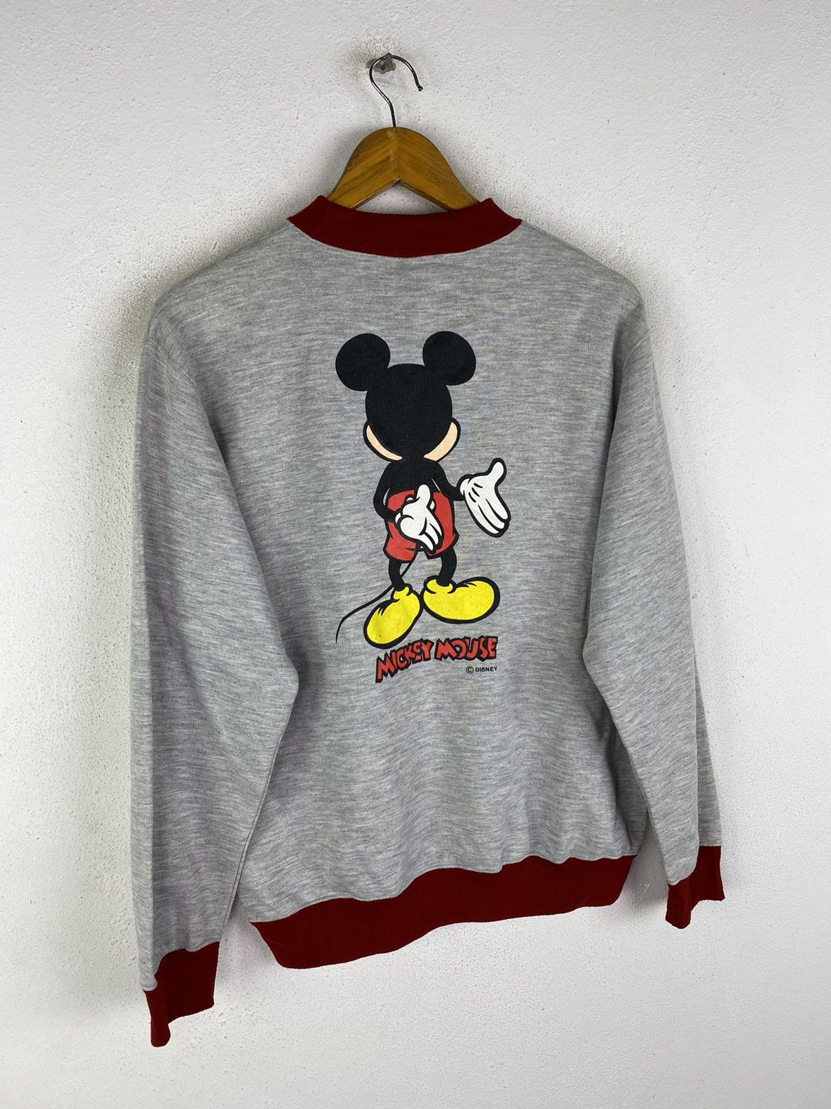 Disney × Mickey Mouse × Vintage MICKEY MOUSE VINTAGE STYLE BIG LOGOS SWEATSHIRT Size US M / EU 48-50 / 2 - 6 Thumbnail