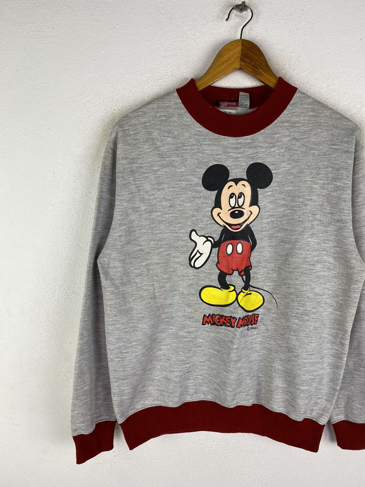Disney × Mickey Mouse × Vintage MICKEY MOUSE VINTAGE STYLE BIG LOGOS SWEATSHIRT Size US M / EU 48-50 / 2 - 4 Thumbnail