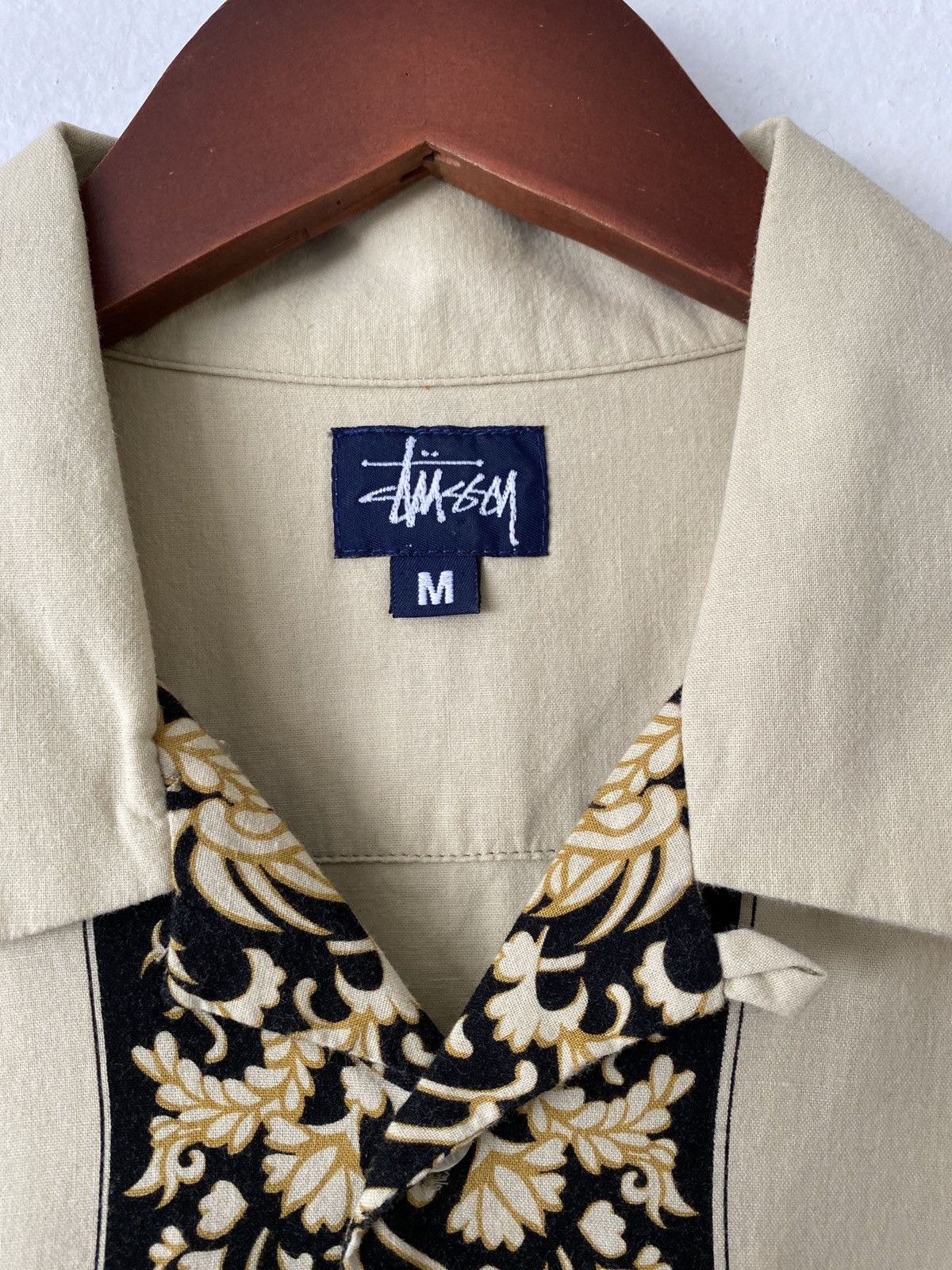 Stussy Vintage Stussy 90s Twin Dragon Button Up Short Sleeve