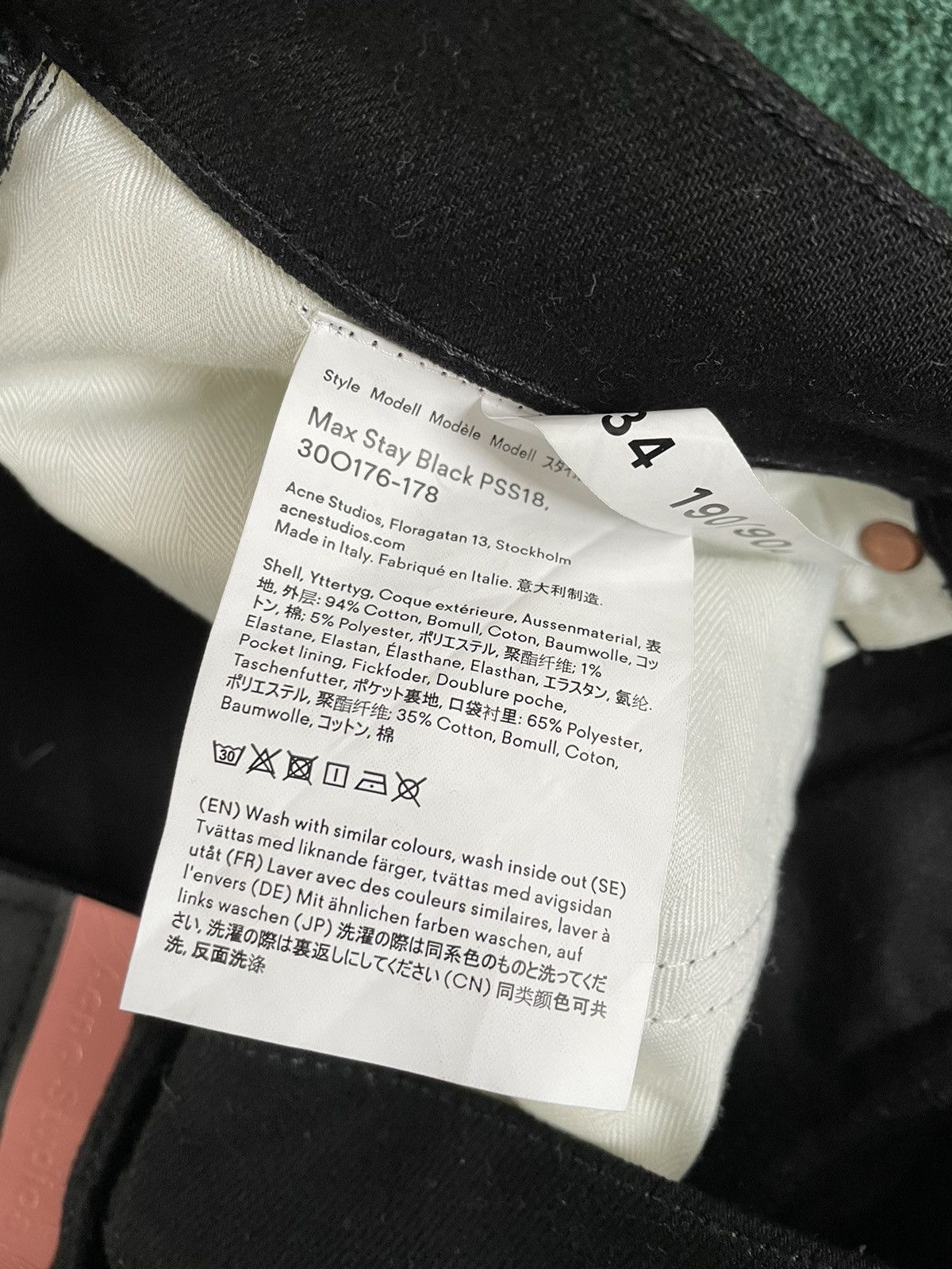 Acne Studios Acne Studios Max Stay Black Size US 33 - 5 Thumbnail