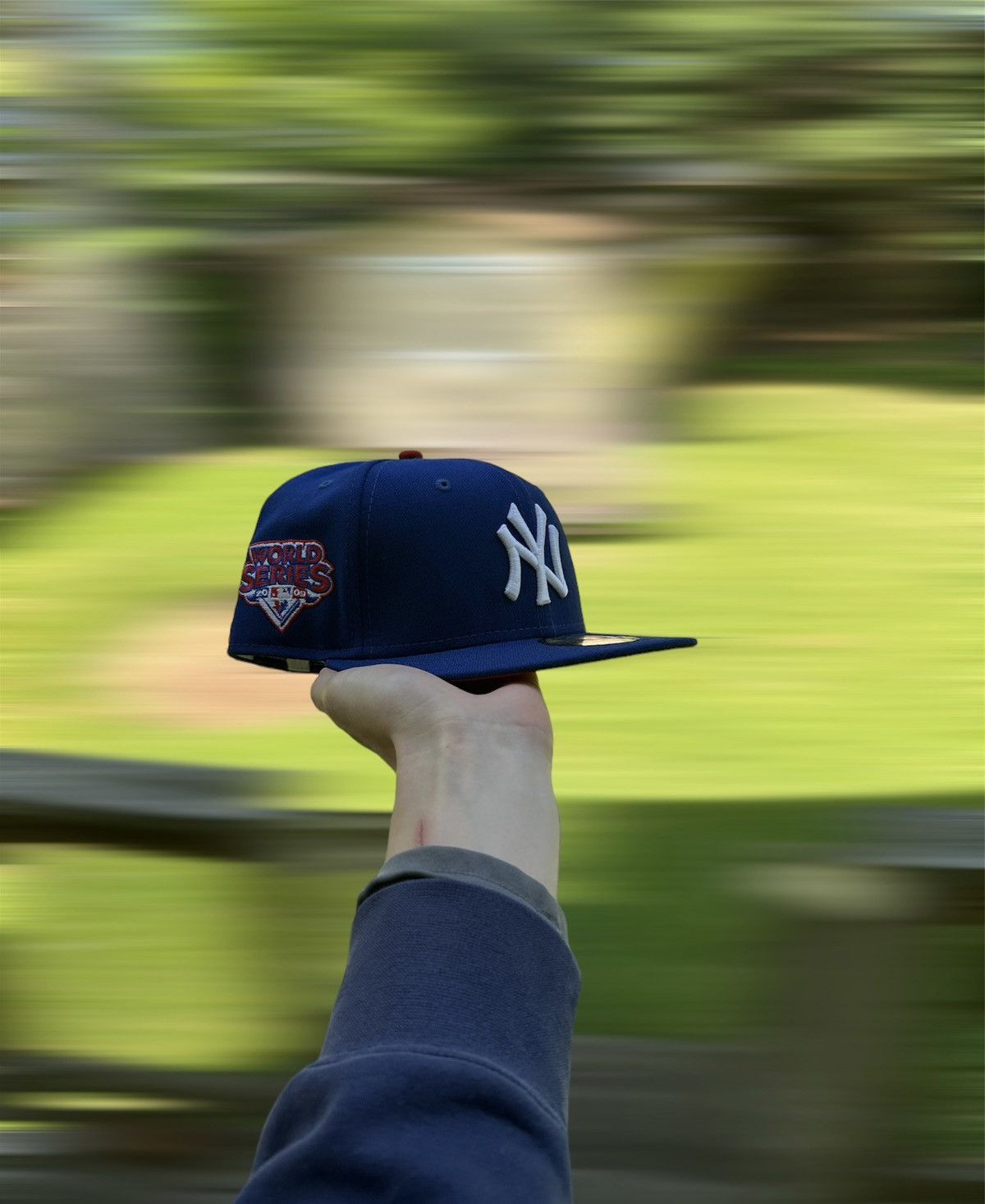 New Era SportsWorld165 Exclusive Crosscheck NY Yankees 7 1/8 Size ONE SIZE - 2 Thumbnail