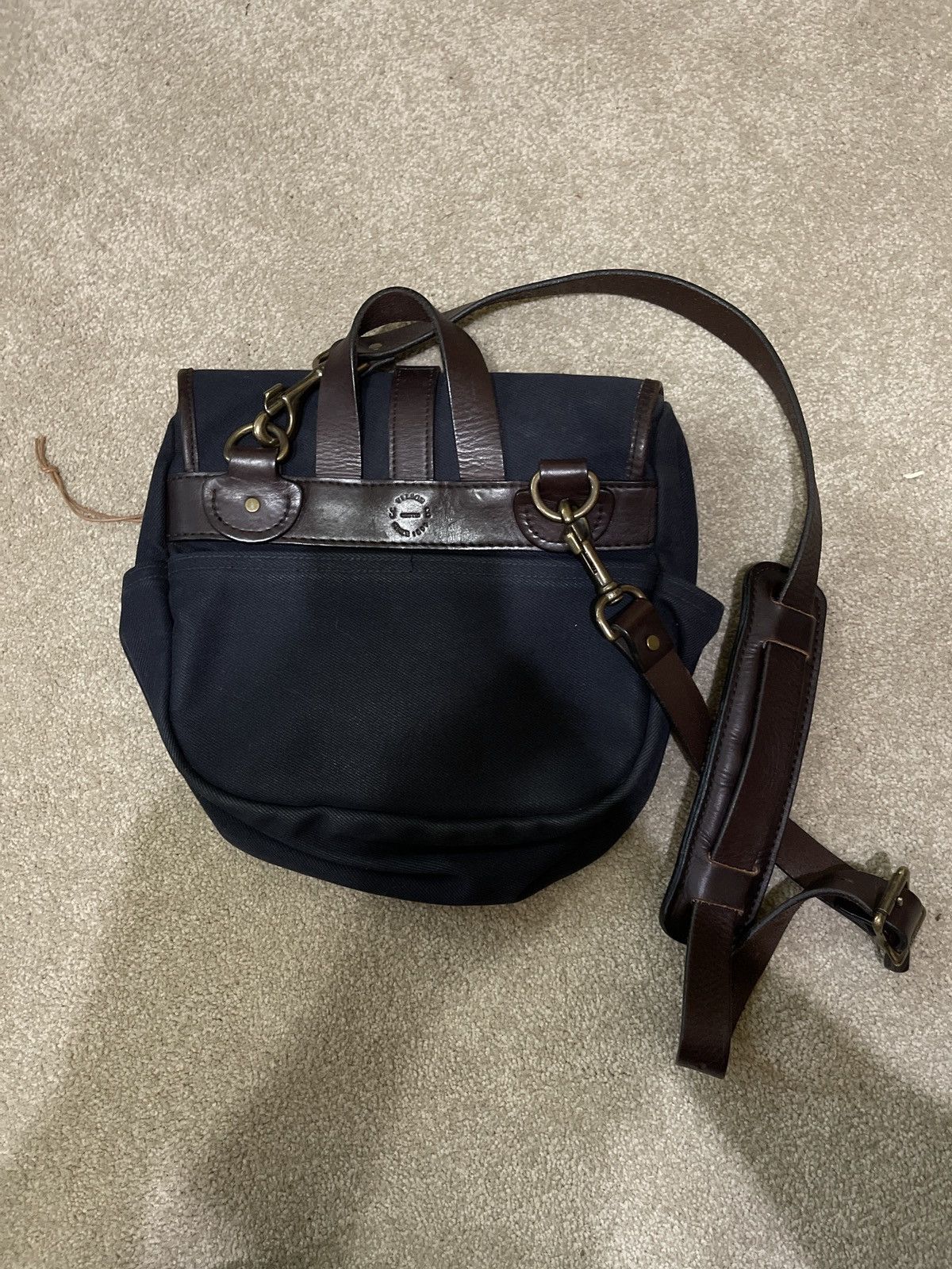 Filson Filson Small Field Bag Blue Rugged Twill | Grailed
