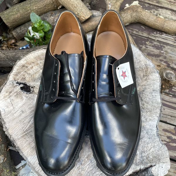 Vintage Vtg Mens Nathan Hack Ripple Sole Size-13 USA black leather ...