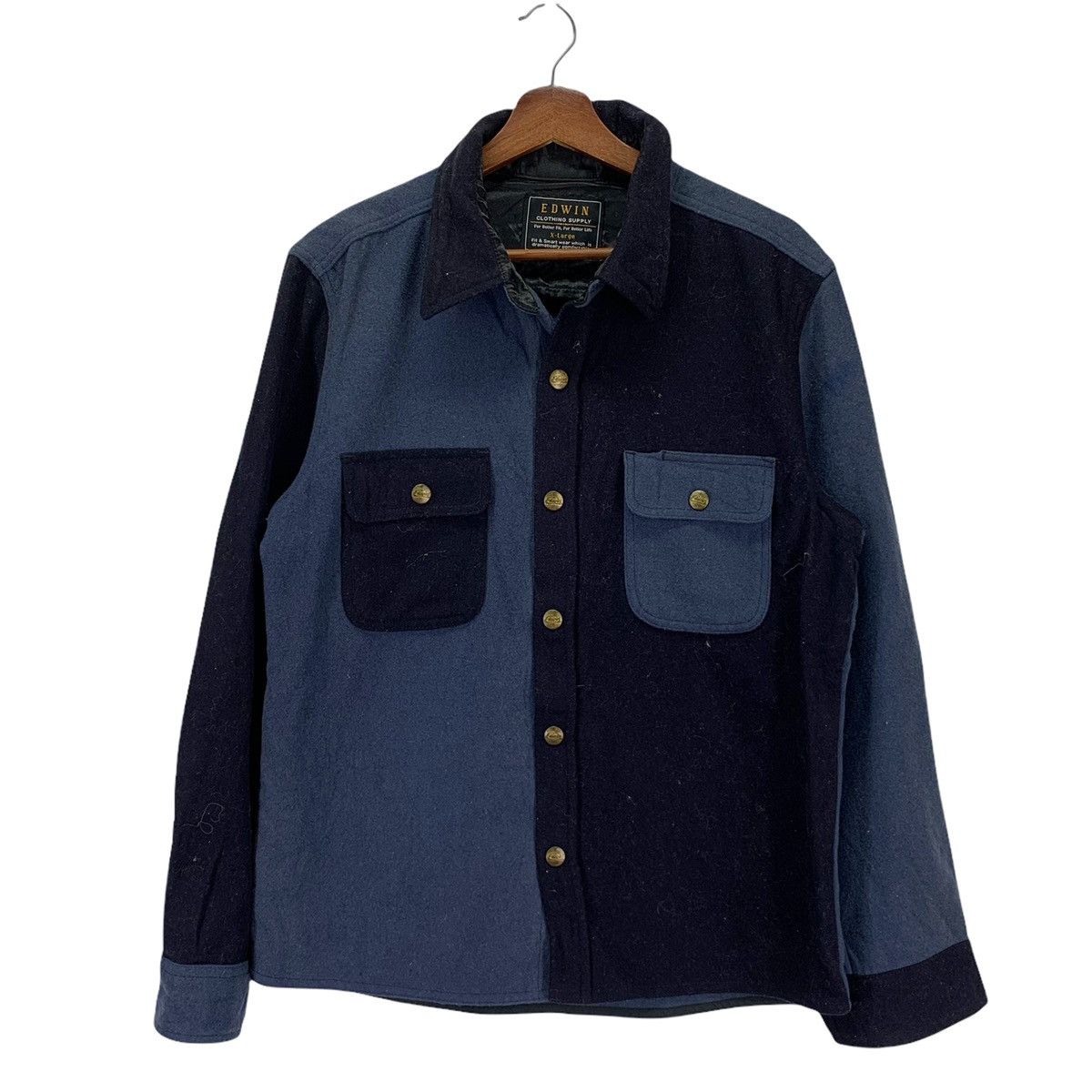 Edwin × Vintage Vintage Edwin Clothing Supply Wool Size US XL / EU 56 / 4 - 1 Thumbnail