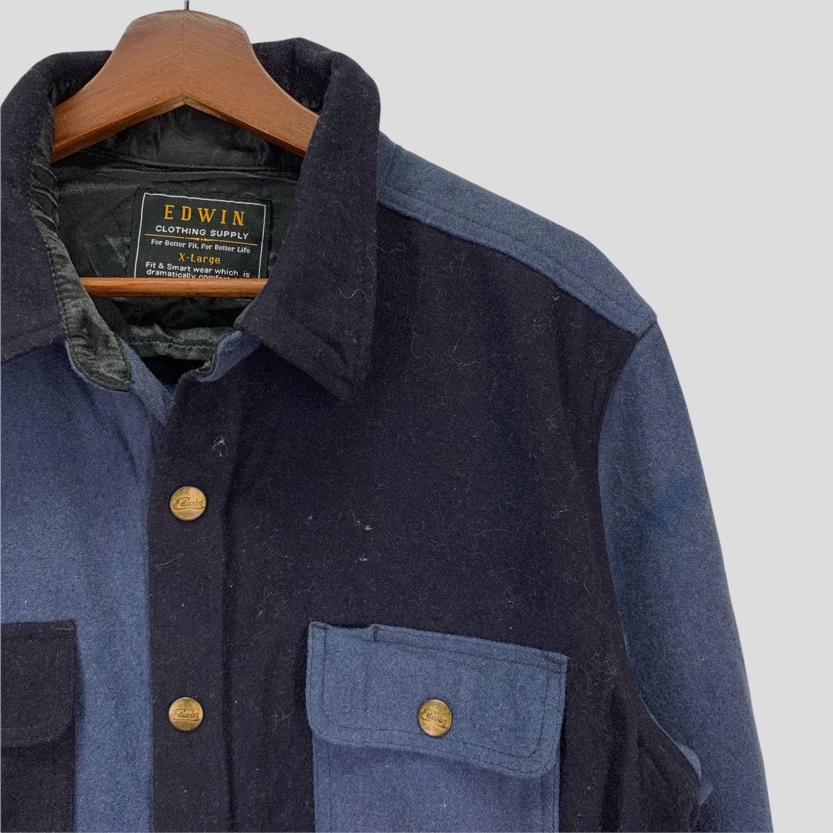 Edwin × Vintage Vintage Edwin Clothing Supply Wool Size US XL / EU 56 / 4 - 4 Thumbnail