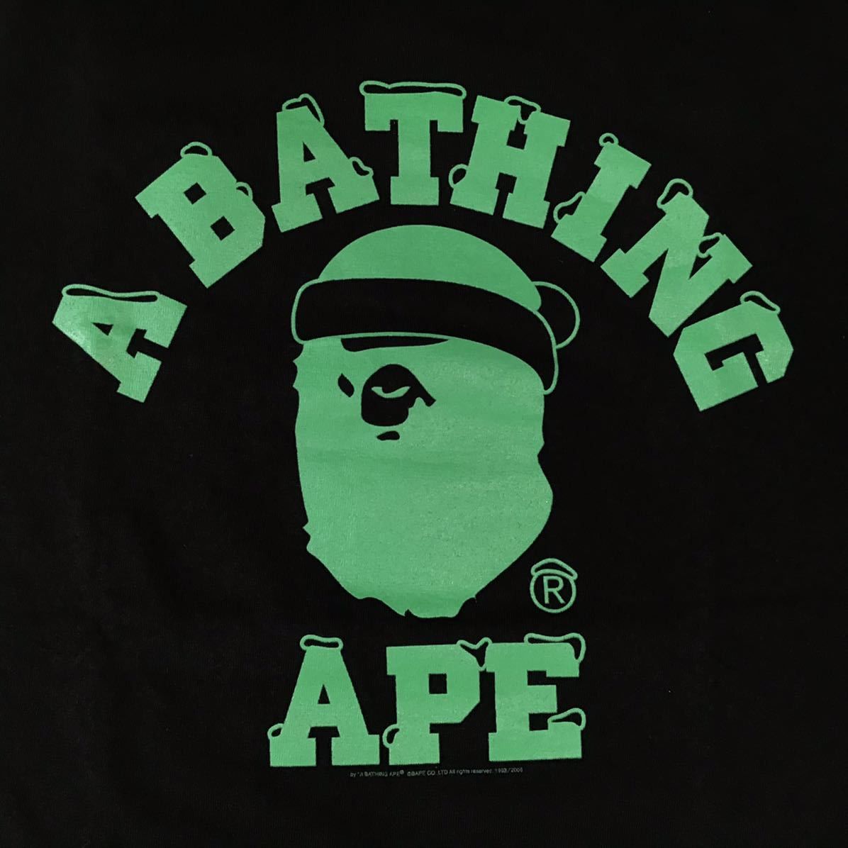 Bape BAPE 2006 Christmas College Logo T-shirt Black Size US S / EU 44-46 / 1 - 3 Thumbnail