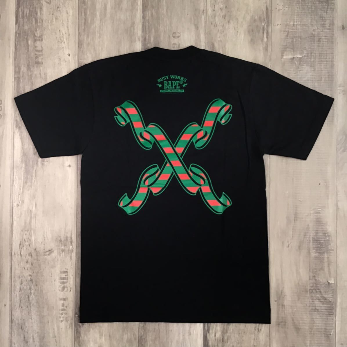 Bape BAPE 2006 Christmas College Logo T-shirt Black Size US S / EU 44-46 / 1 - 4 Thumbnail
