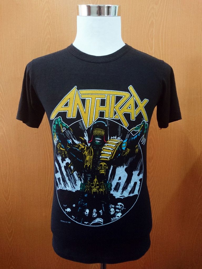 Vintage VINTAGE 80's ATHRAX AMONG THE LIVING TOUR 1987 Size US M / EU 48-50 / 2 - 1 Thumbnail