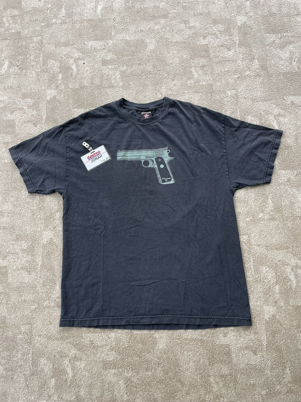 Vintage Vintage Y2K Code of Silence Faded Logo Tee Size US XL / EU 56 / 4 - 1 Thumbnail