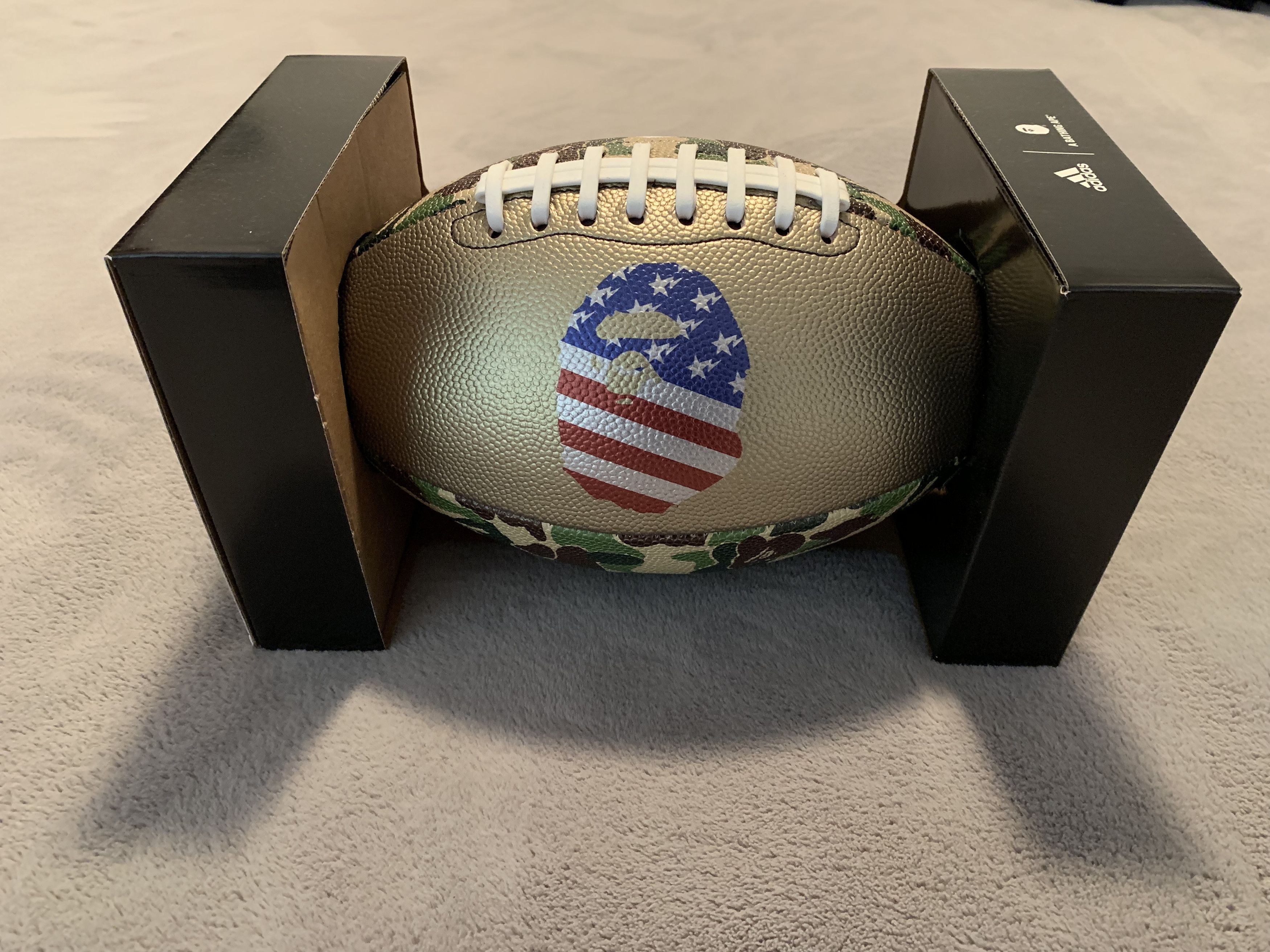 BAPE X ADIDAS RIFLE FOOTBALL CAMO Football by SPORT DESIGN