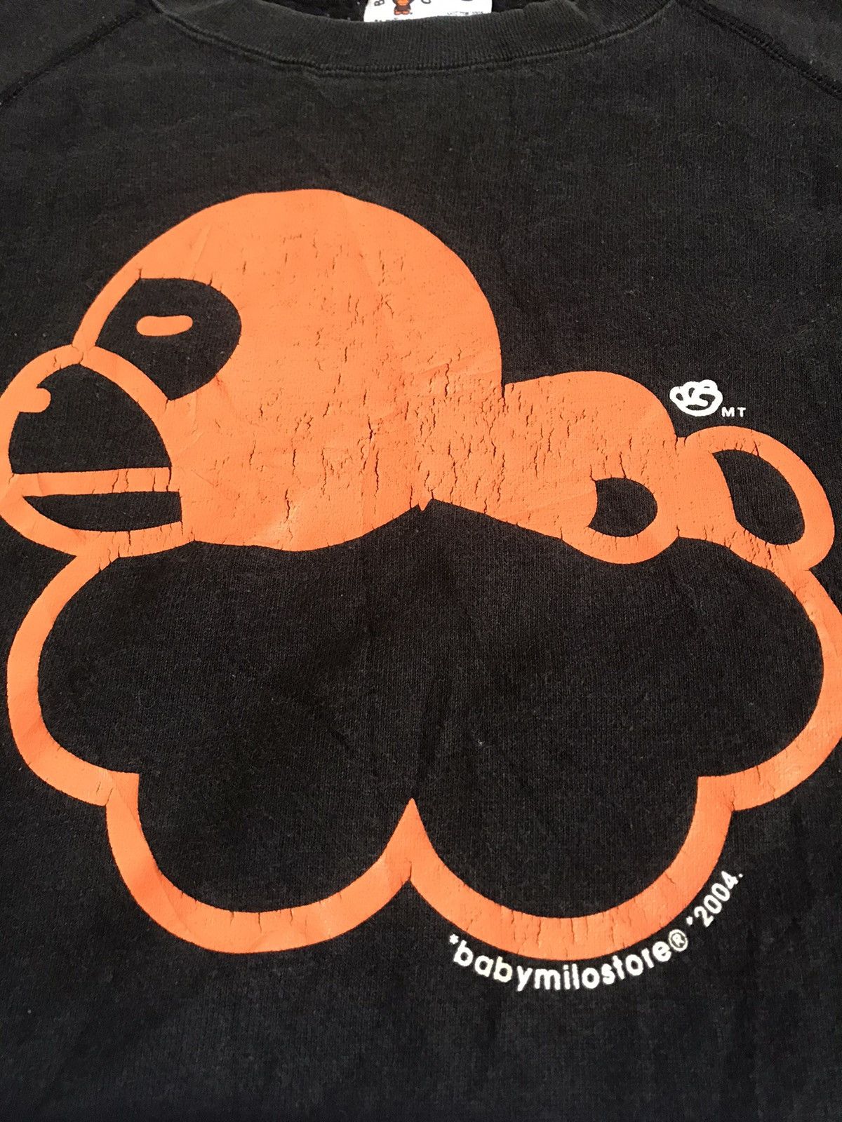 Bape Baby Milo Store S/S Crewneck (2004) Size US S / EU 44-46 / 1 - 1 Thumbnail