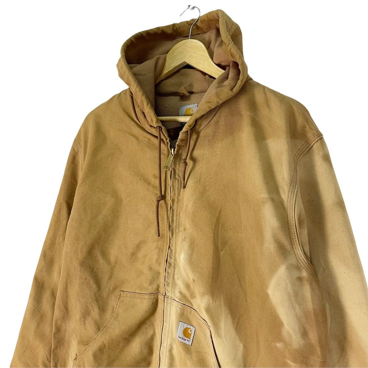 Carhartt 🔥CARHARTT Bleach Hoodie Canvas Zipper Jacket Size US M / EU 48-50 / 2 - 5 Thumbnail