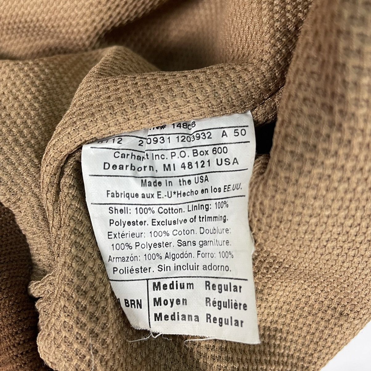 Carhartt 🔥CARHARTT Bleach Hoodie Canvas Zipper Jacket Size US M / EU 48-50 / 2 - 12 Thumbnail